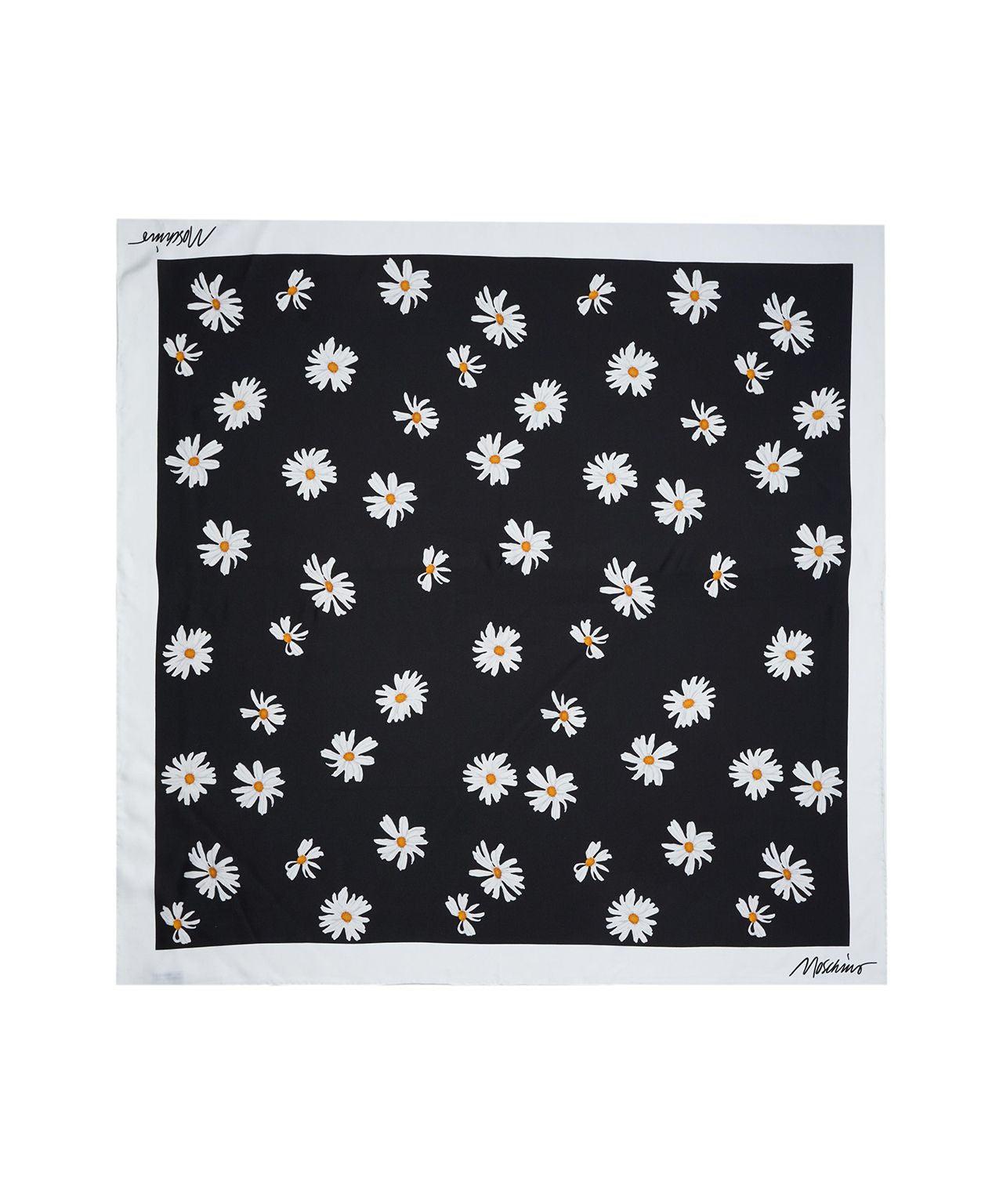 Silk scarf with floral pattern Product Image