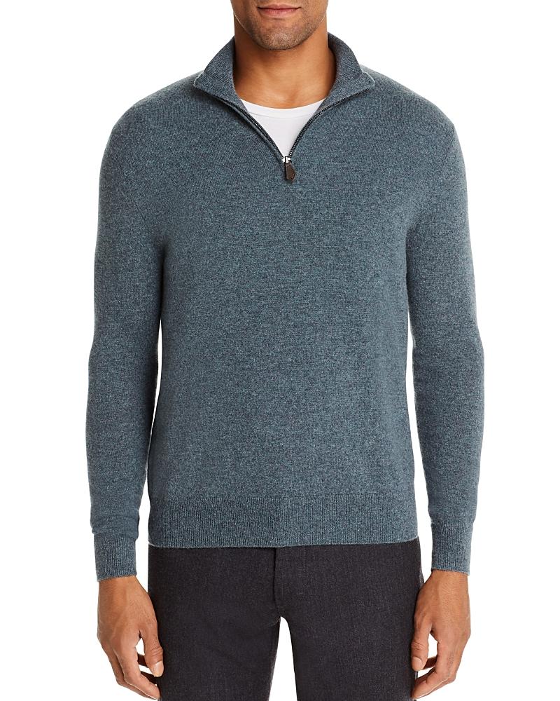 The Mens Store at Bloomingdales Cashmere Half-Zip Sweater - Exclusive Product Image
