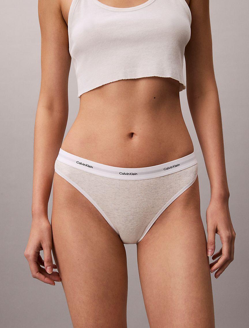Cotton Stretch Rib Bikini Product Image
