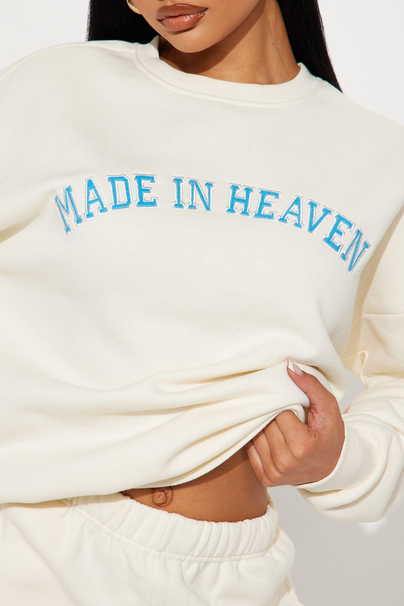 Heaven Fleece Short Set - Cream Product Image