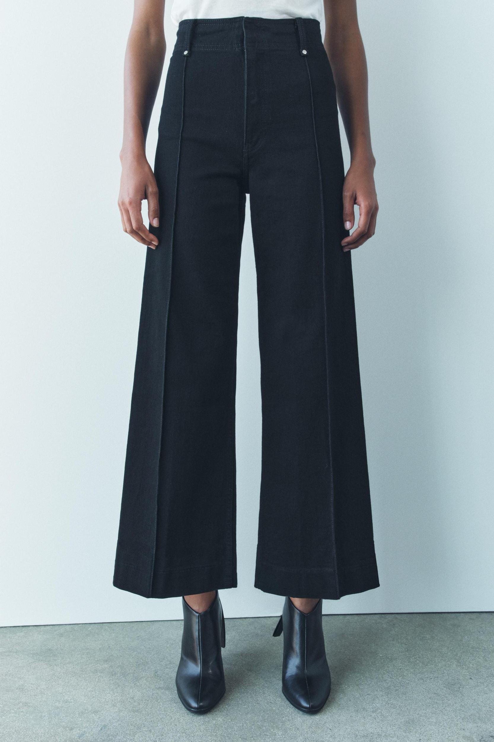 ZW COLLECTION HIGH WAIST WIDE LEG JEANS Product Image