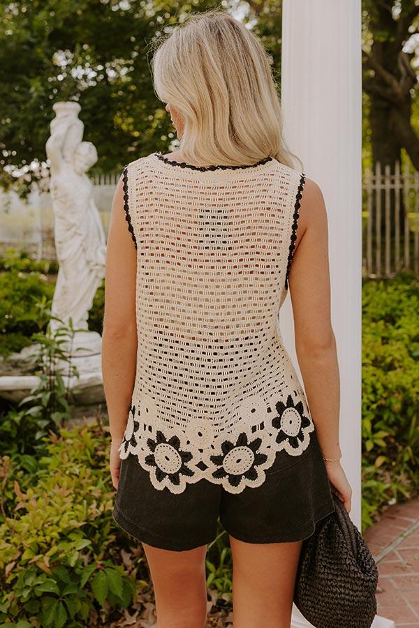 Blooming Coast Crochet Top Product Image