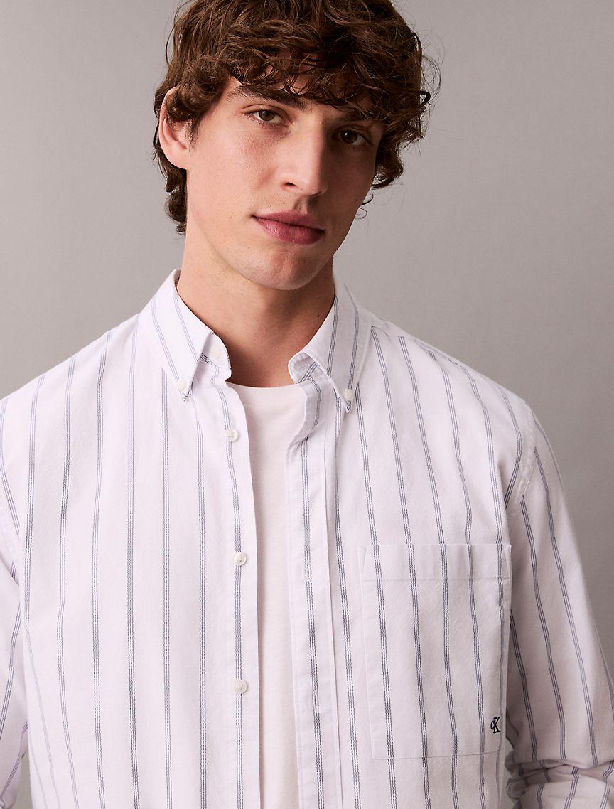 Striped Oxford Classic Button-Down Shirt Product Image