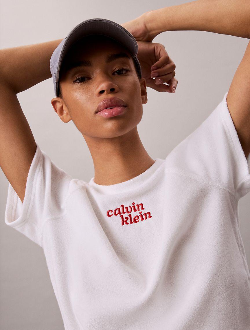 Towel Terry 1989 Logo Cropped Sweatshirt Product Image