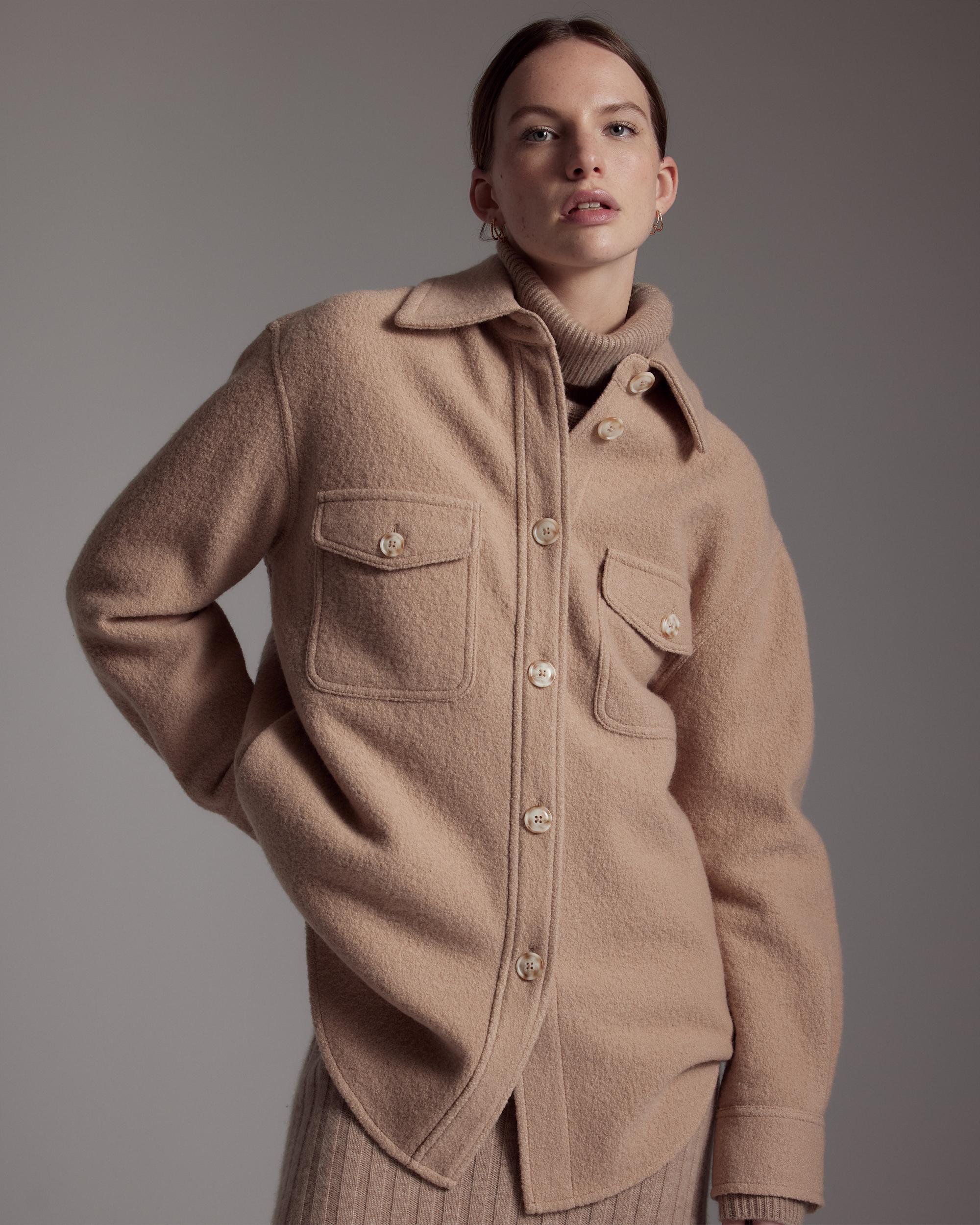 Quince | Women's 100% Merino Wool Shirt Jacket Product Image