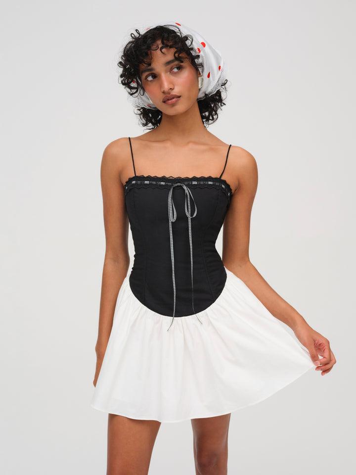 Annabella Mini Dress — Black Product Image