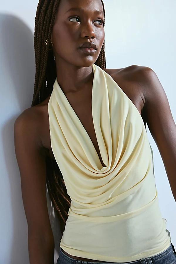 Silence + Noise Coyote Cowl Neck Halter Top Womens at Urban Outfitters Product Image