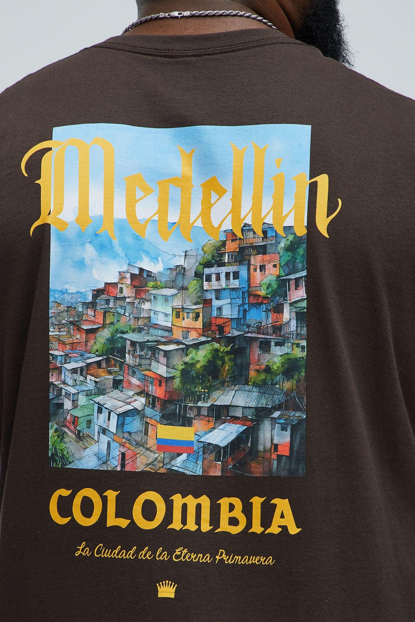 Medellin Forever Short Sleeve Tee - Brown Product Image