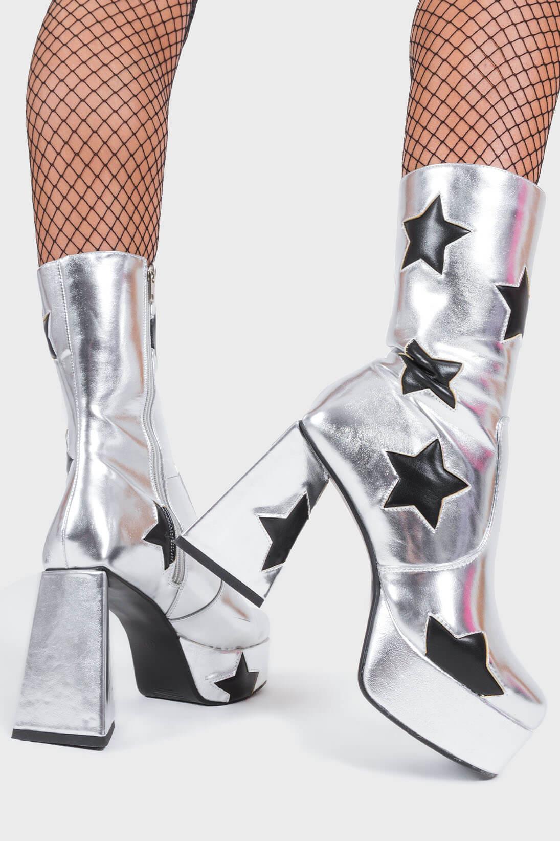 Seeking Stars Platform Ankle Boots Product Image