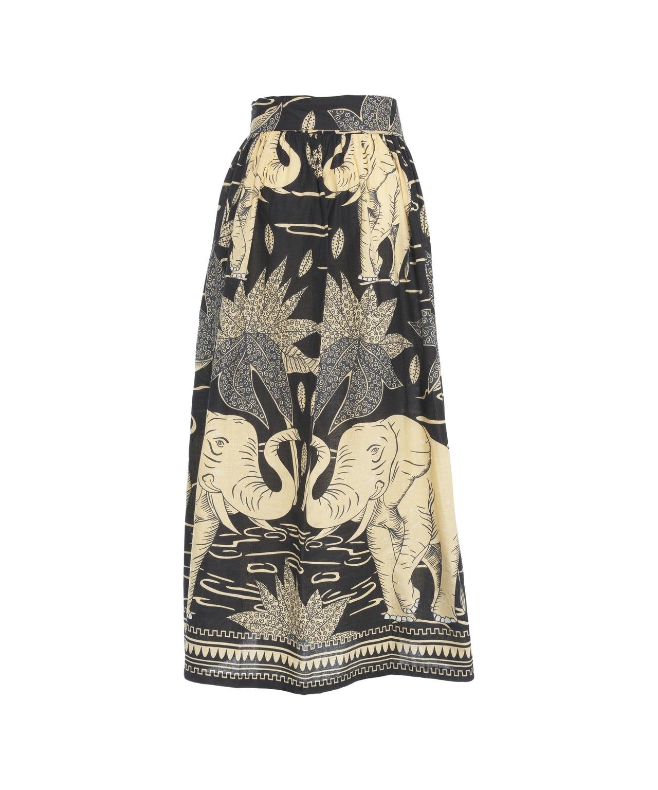 Maxi skirt with print 'Katrina' Product Image