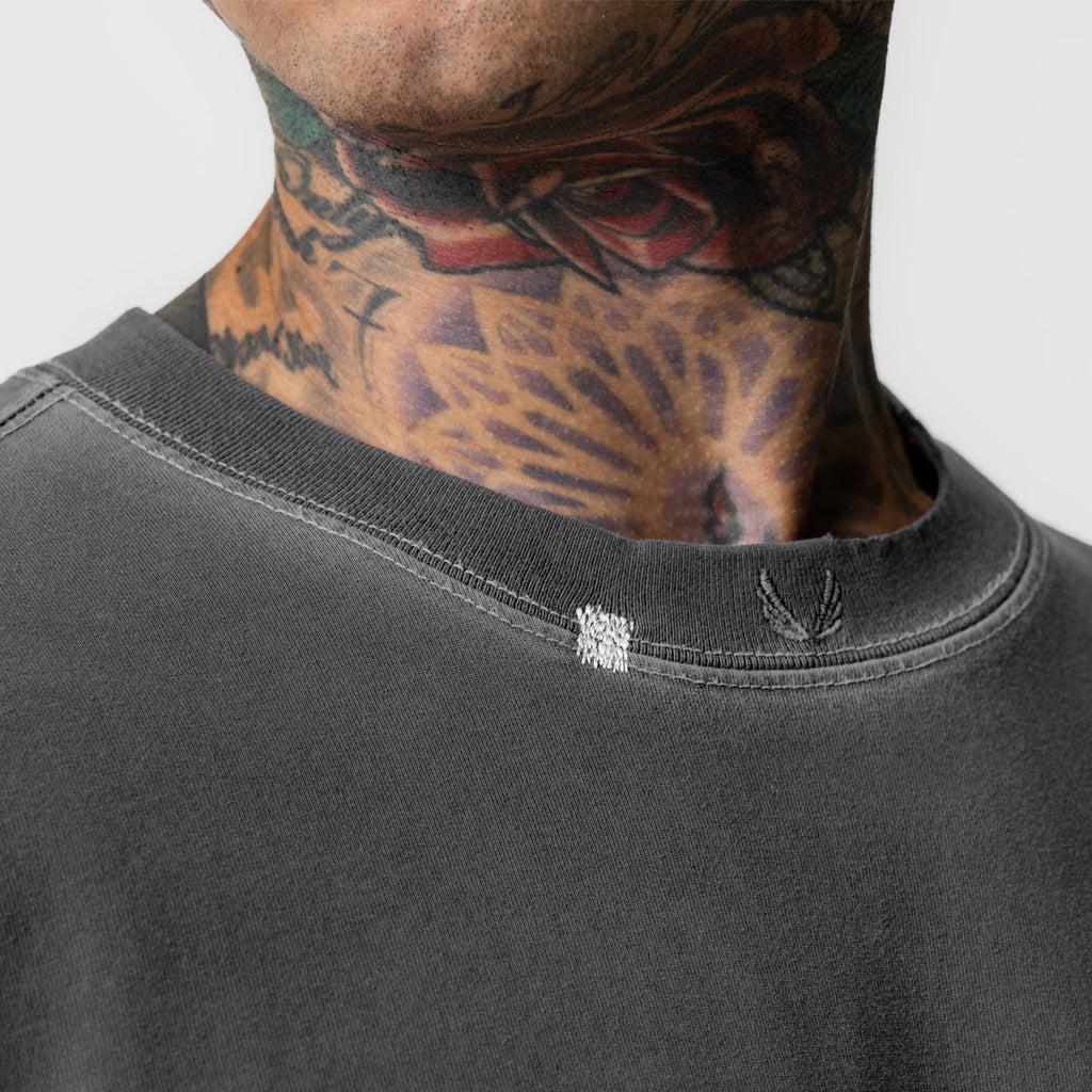 0851. Tech Essential™ Relaxed Long Sleeve - Faded Crimson Product Image