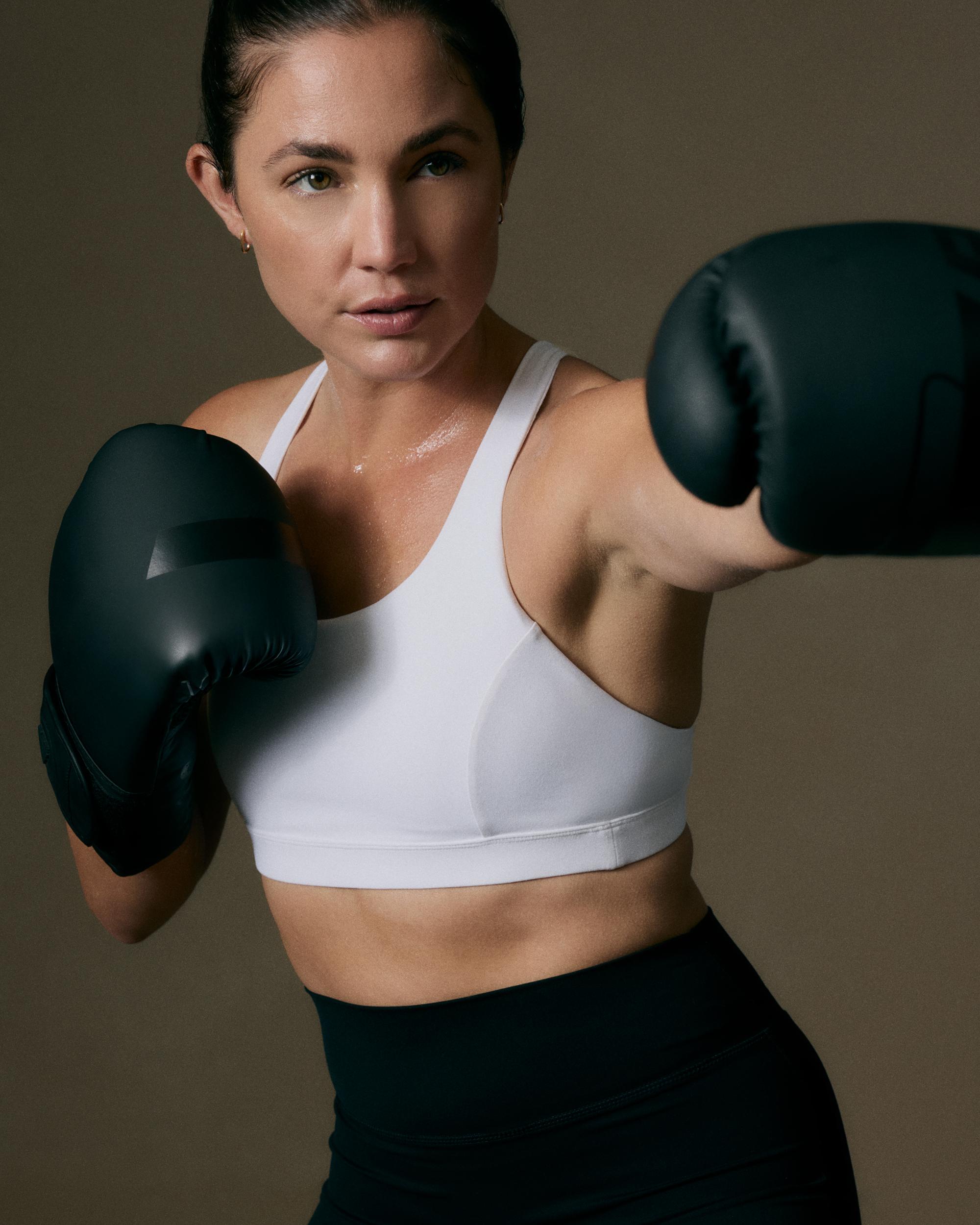 Quince | Women's Power-Up Strappy Sports Bra Size XL, Nylon/Spandex Product Image