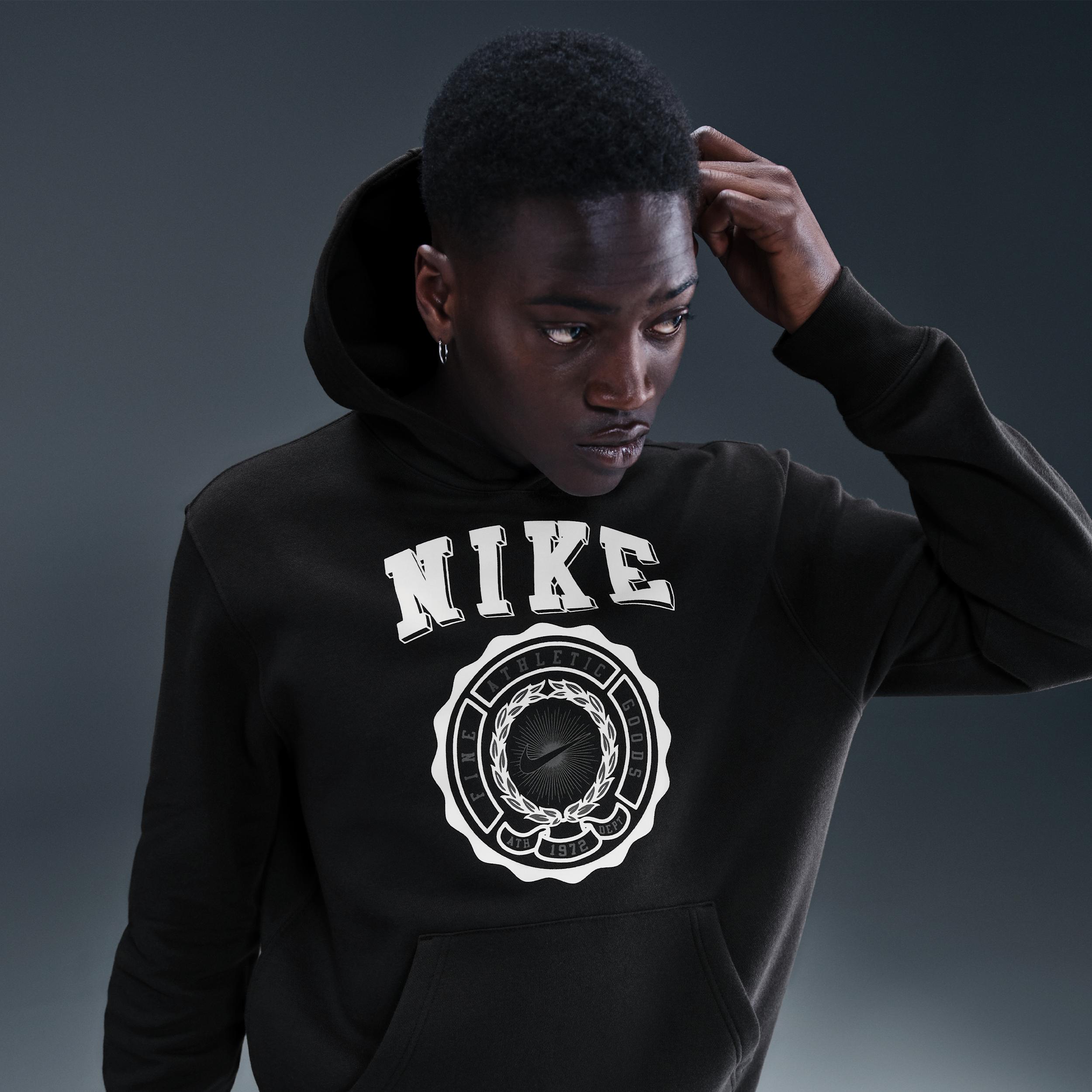 Nike Mens Club Pull-Over Fleece Hoodie | IH7548-437 Product Image