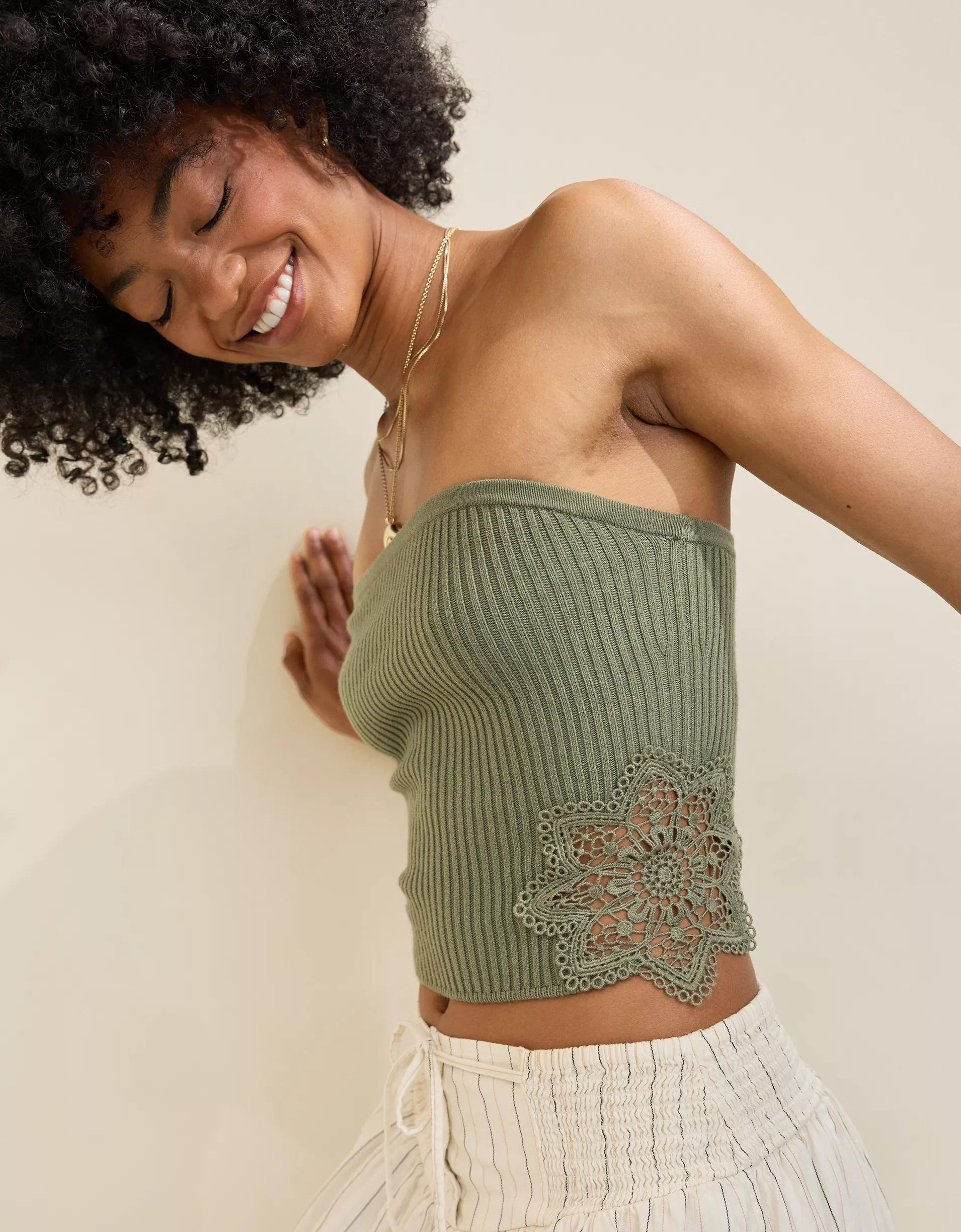 Aerie Ribbed Sweater Tube Top Product Image