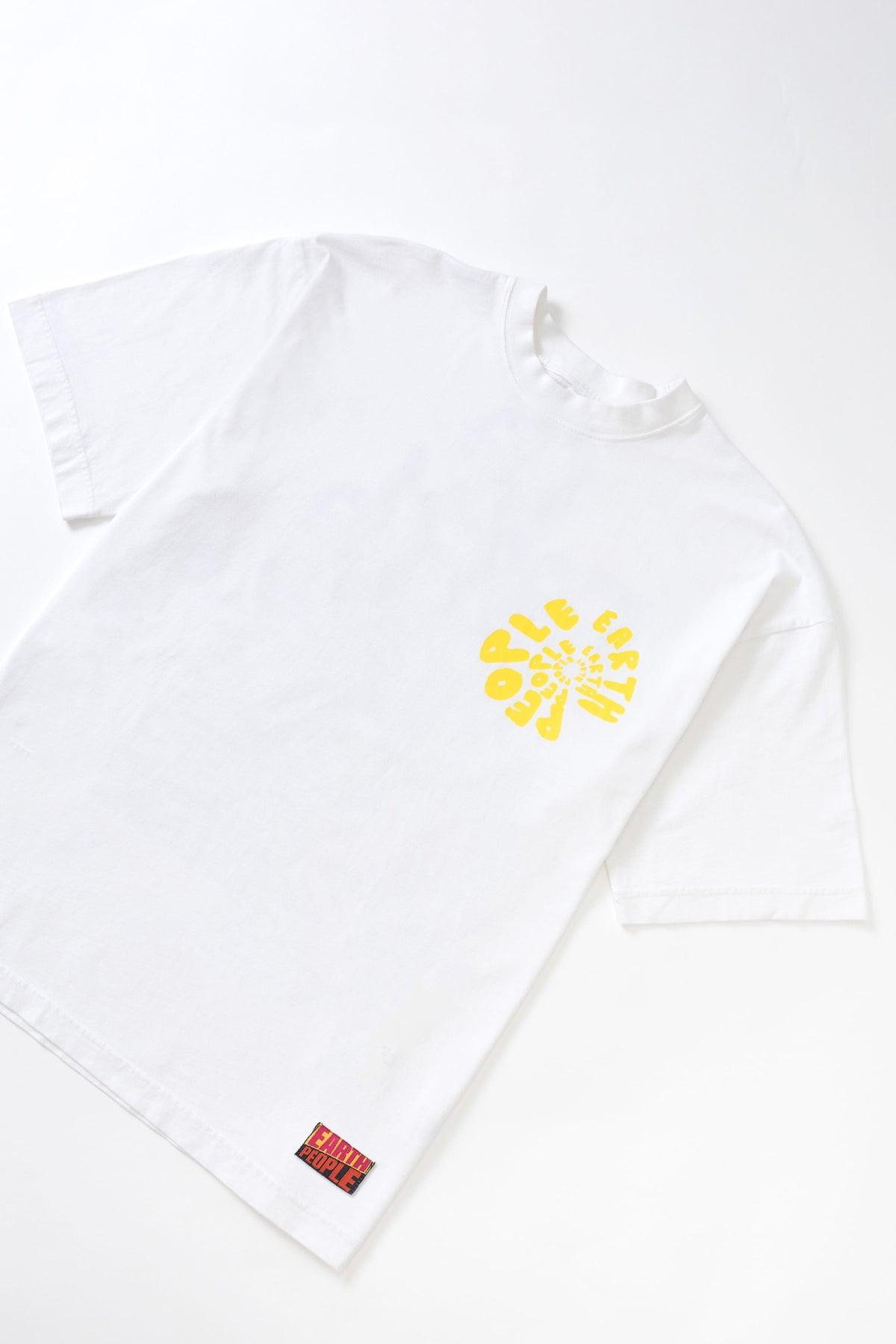 Earth People - Jazz Monkey Tee - White Product Image