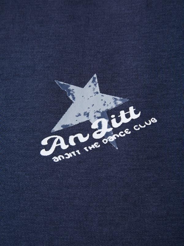 Star Print High Waist Stretchy Sweatpants Product Image