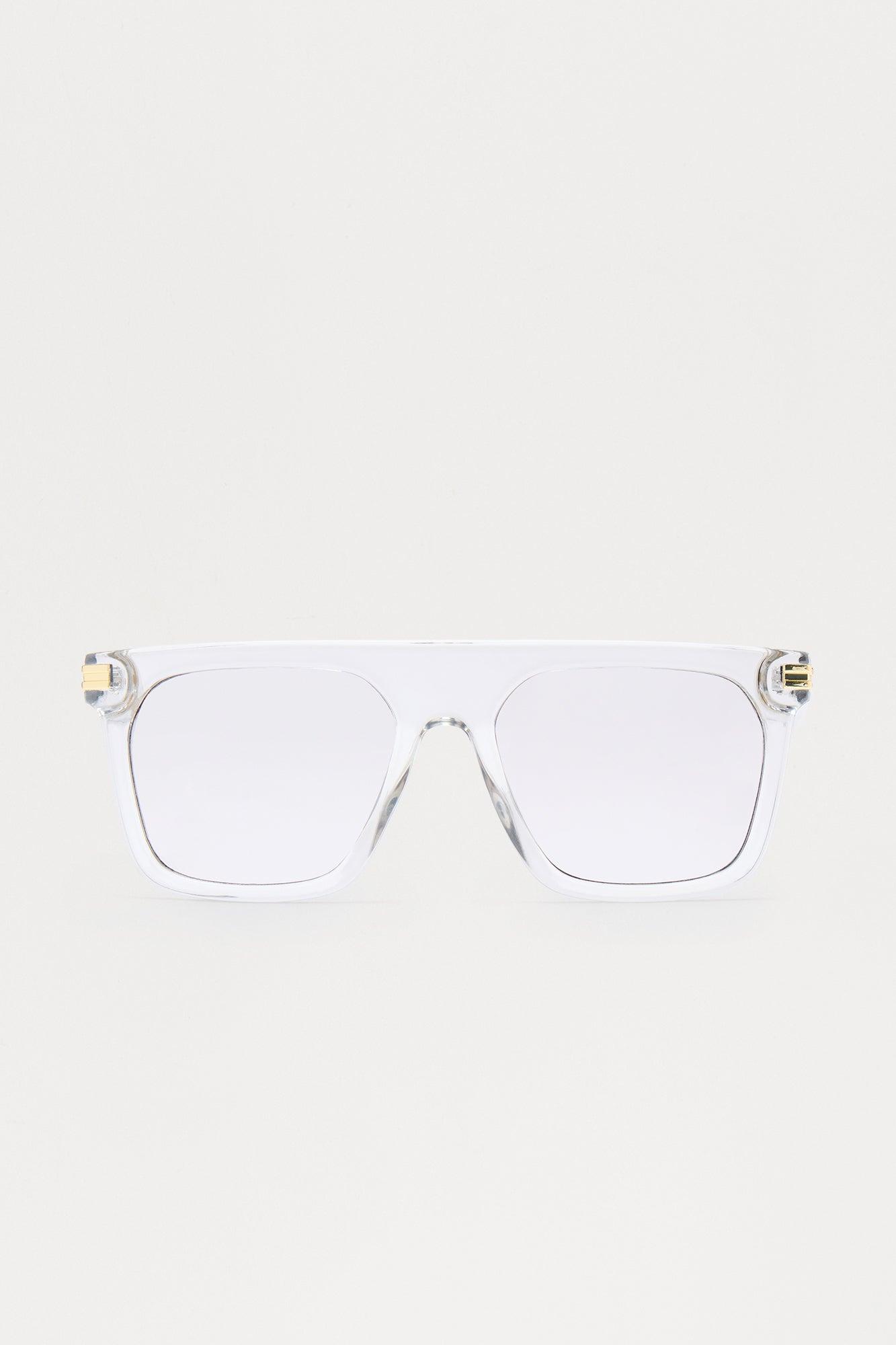 Xalapa Flat Top Sunglasses - Clear Product Image