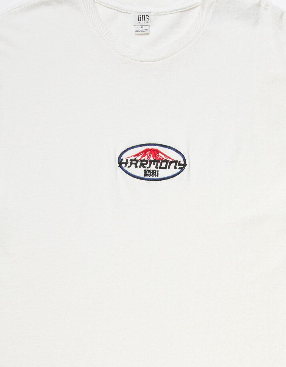 BDG Urban Outfitters Harmony Embroidery Mens Tee - WHITE Product Image
