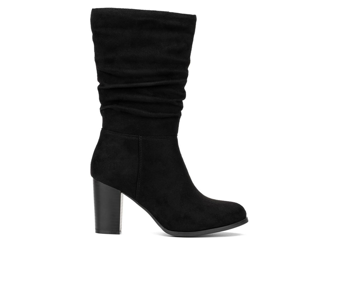 Women's New York and Company Amena Mid Calf Heeled Boots Product Image
