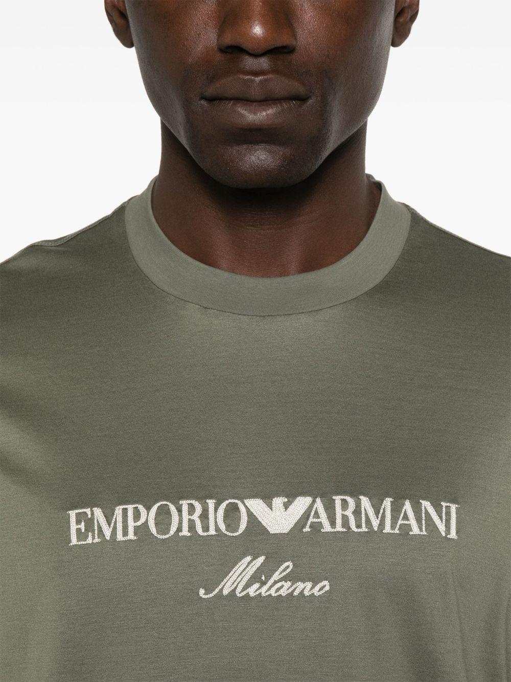 logo-embroidered T-shirt Product Image