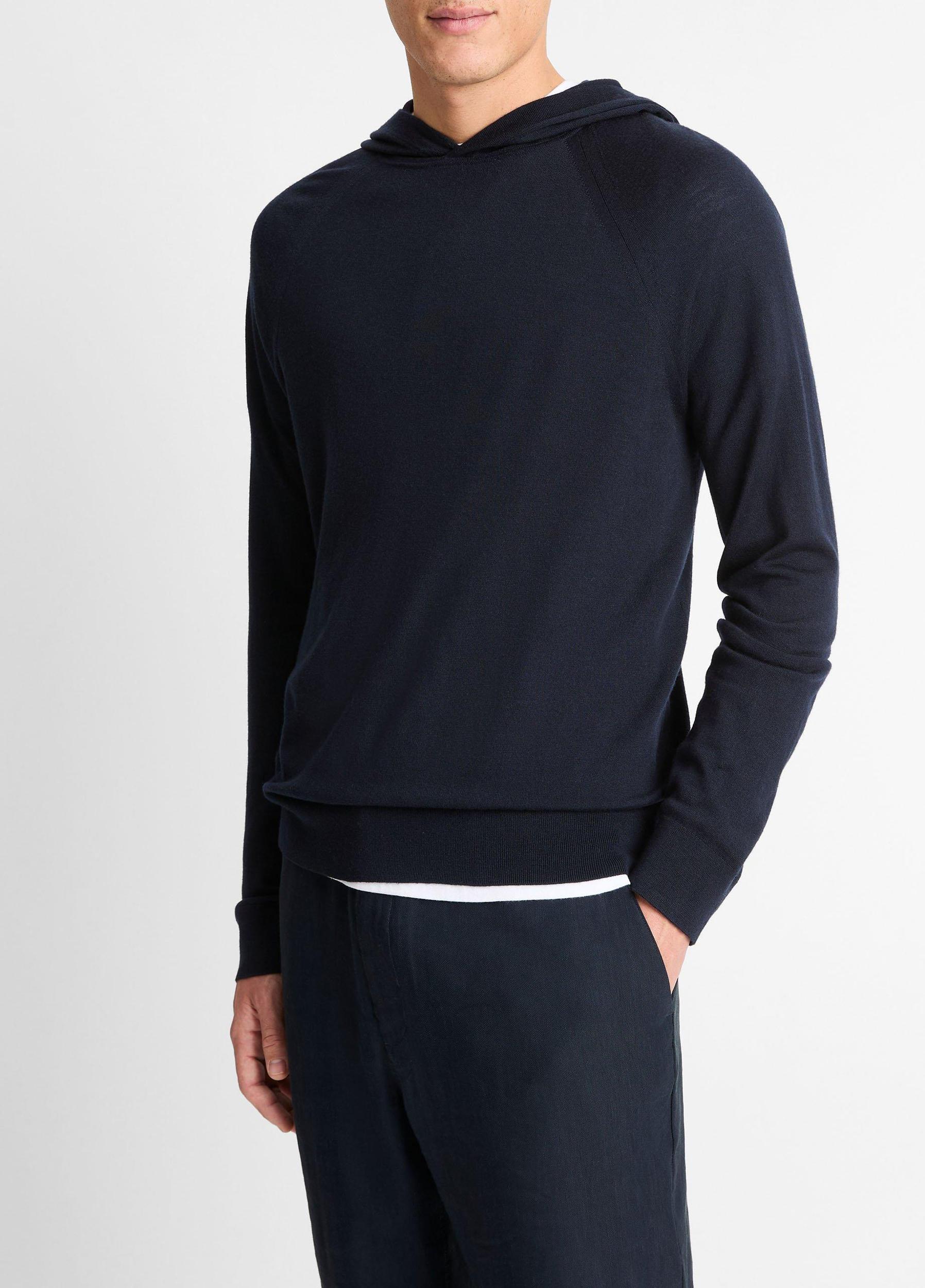 Featherweight Merino Wool-Cashmere Hoodie Product Image