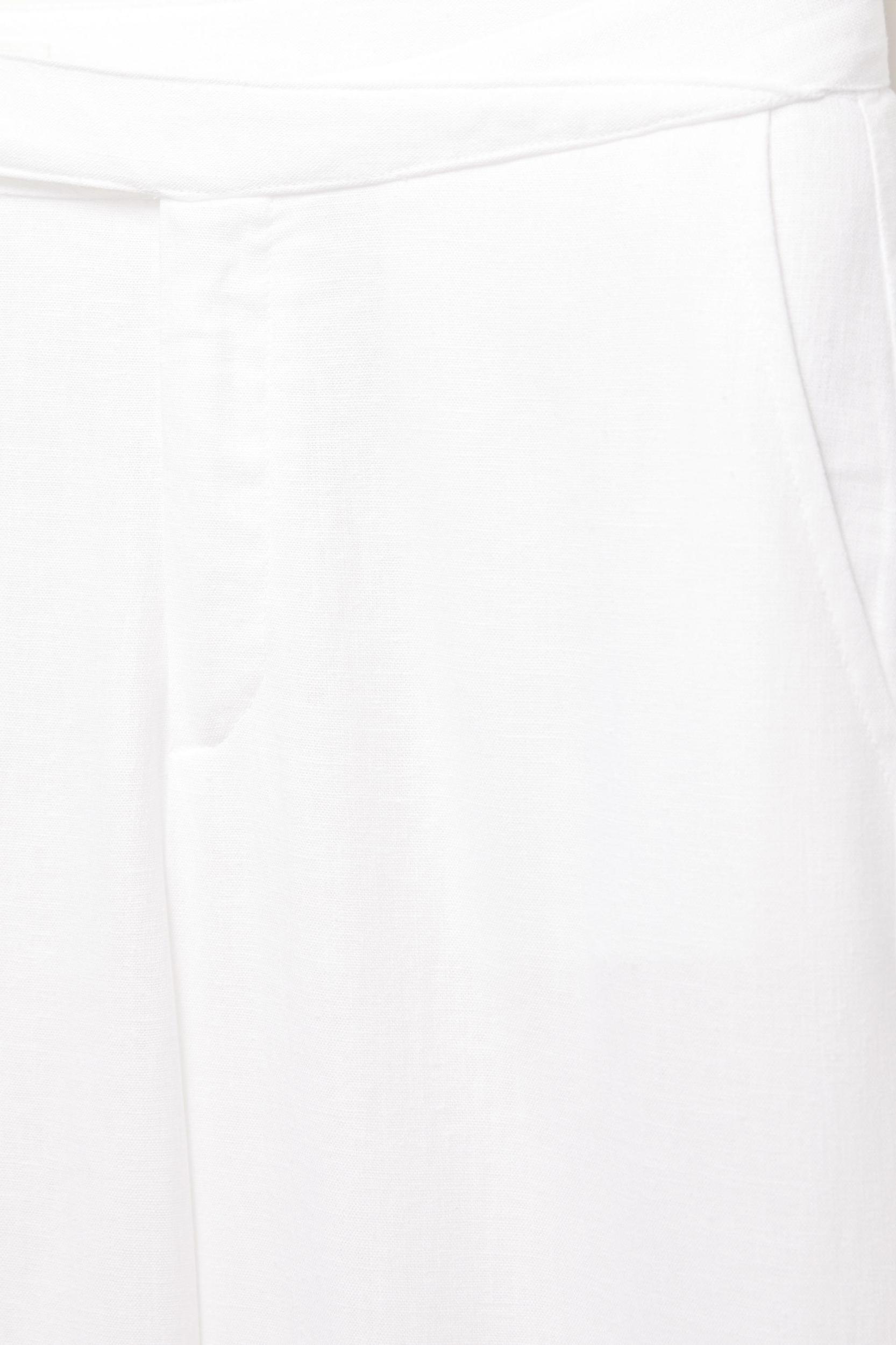 Straight linen-blend pants Product Image