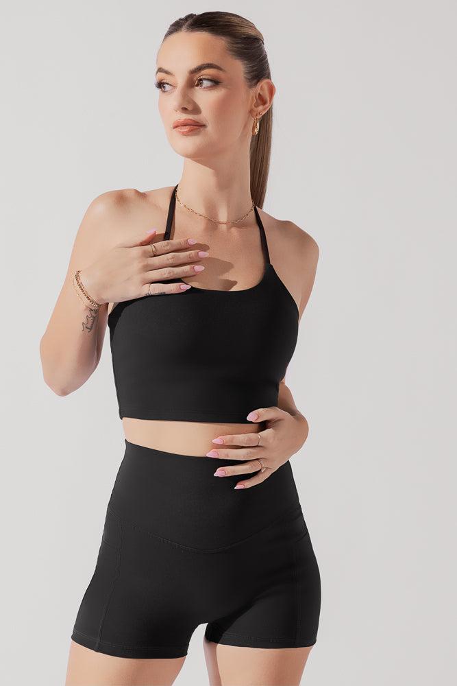 Flexy Crop Top - Black Product Image