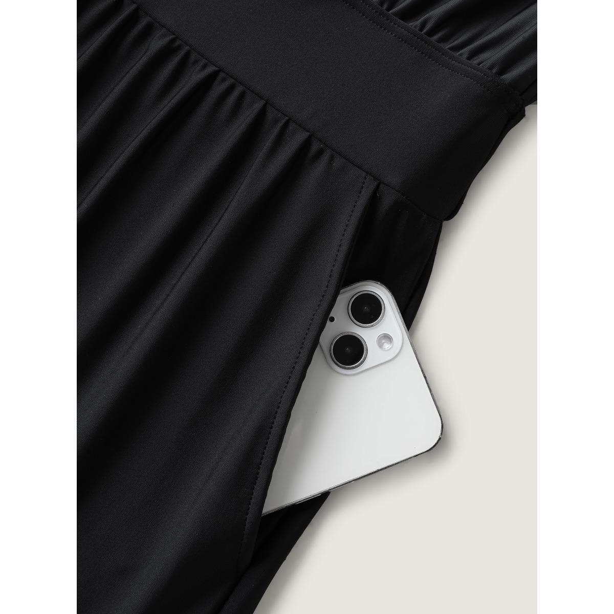 Plus Size Colorful Feather Print One-Piece Swimsuit Women's Swimwear Black Beach Curve Bathing Suits High stretch One Pieces BloomChic 30/6X Product Image