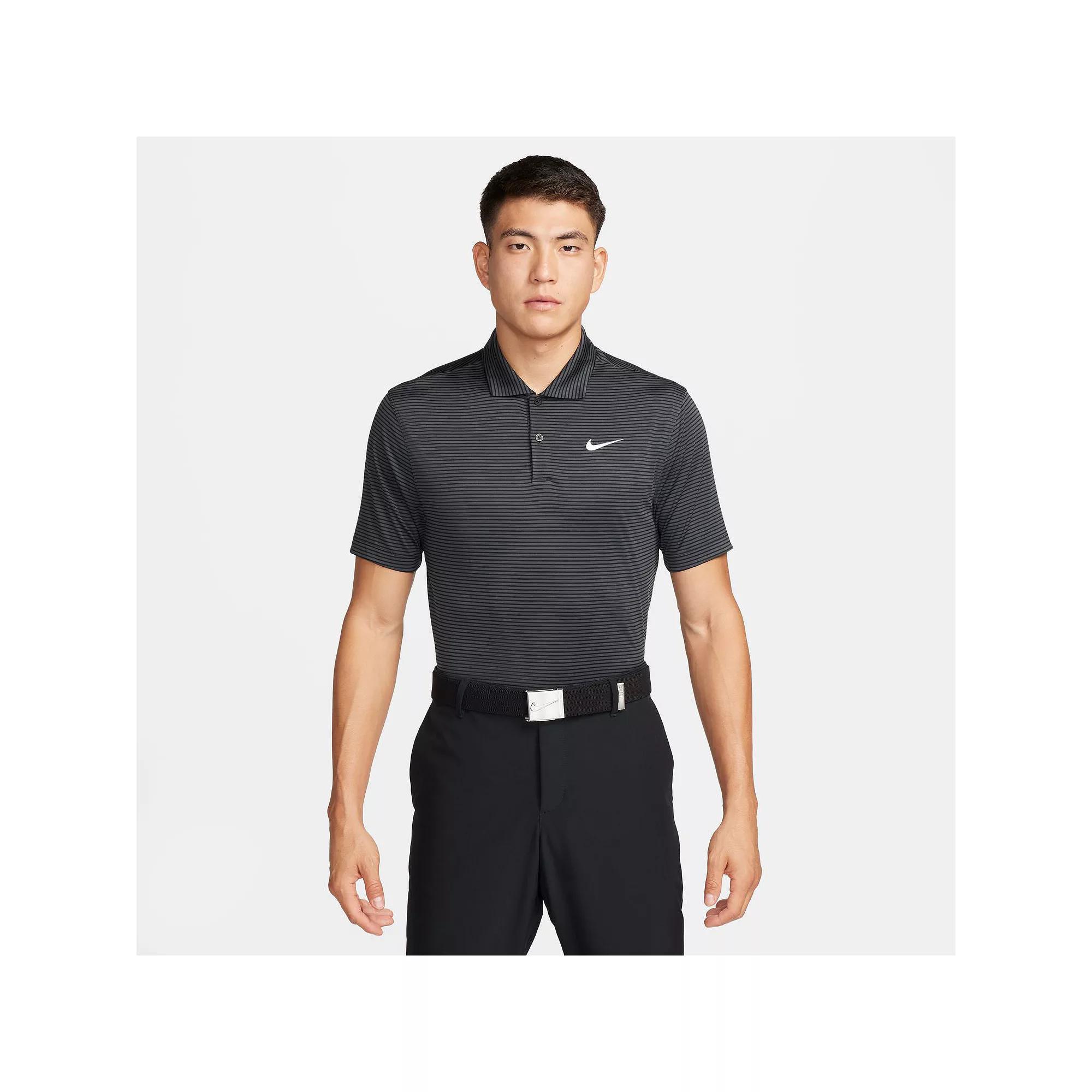 Men's Nike Striped Dri-FIT Golf Polo,  Product Image