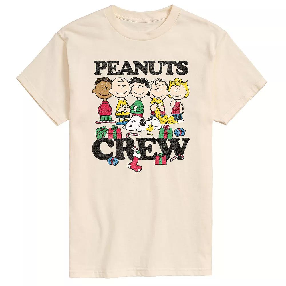 Men's Peanuts Crew Tee, Size: Medium, White Product Image