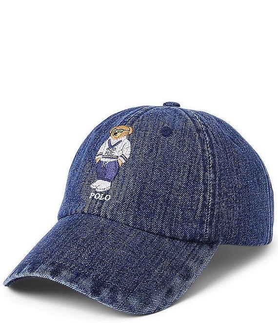 Polo Ralph Lauren Polo Bear Denim Baseball Cap Product Image