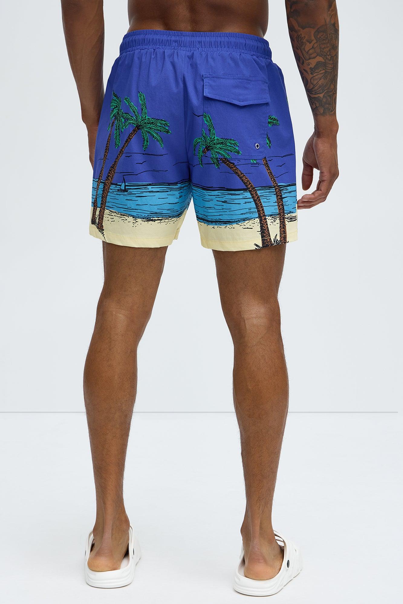 Jamaican Shore Swim Trunk - Blue Product Image
