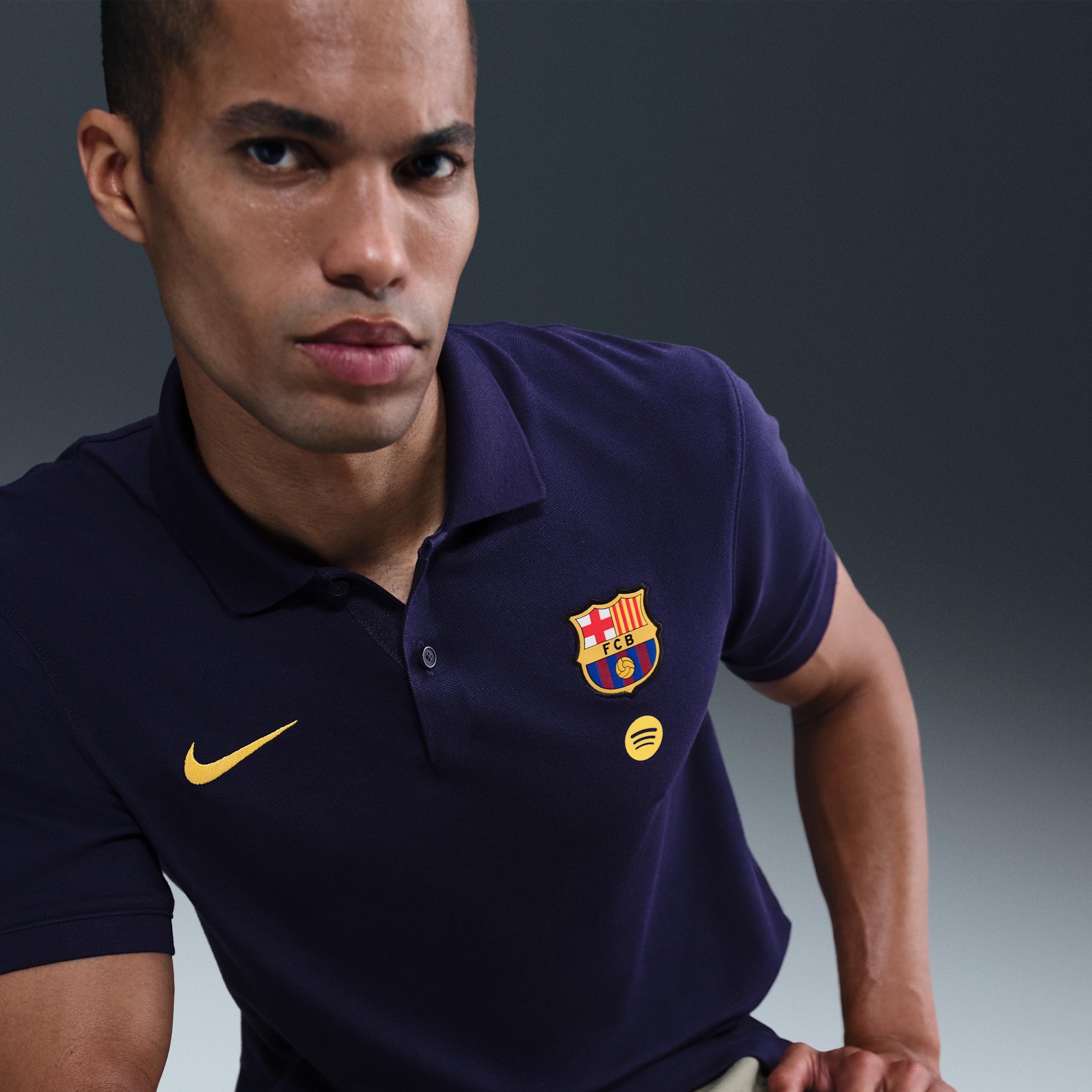 FC Barcelona The Nike Mens Polo Nike Mens Dri-FIT Soccer Polo | HJ6272-597 Product Image