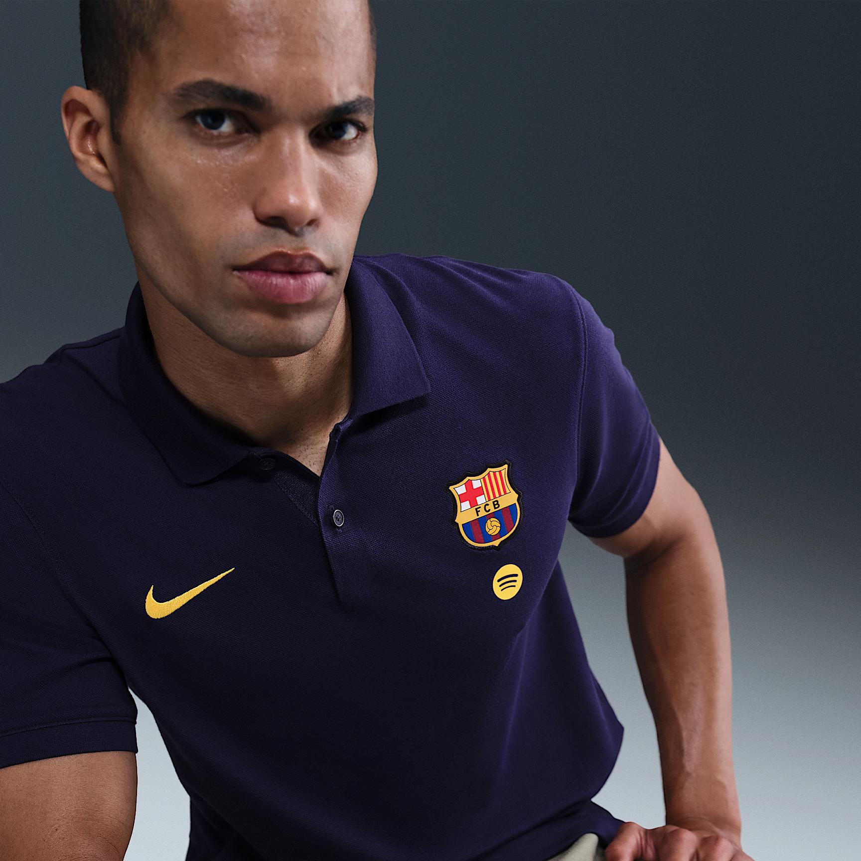 FC Barcelona The Nike Mens Polo Nike Mens Dri-FIT Soccer Polo | HJ6272-597 Product Image