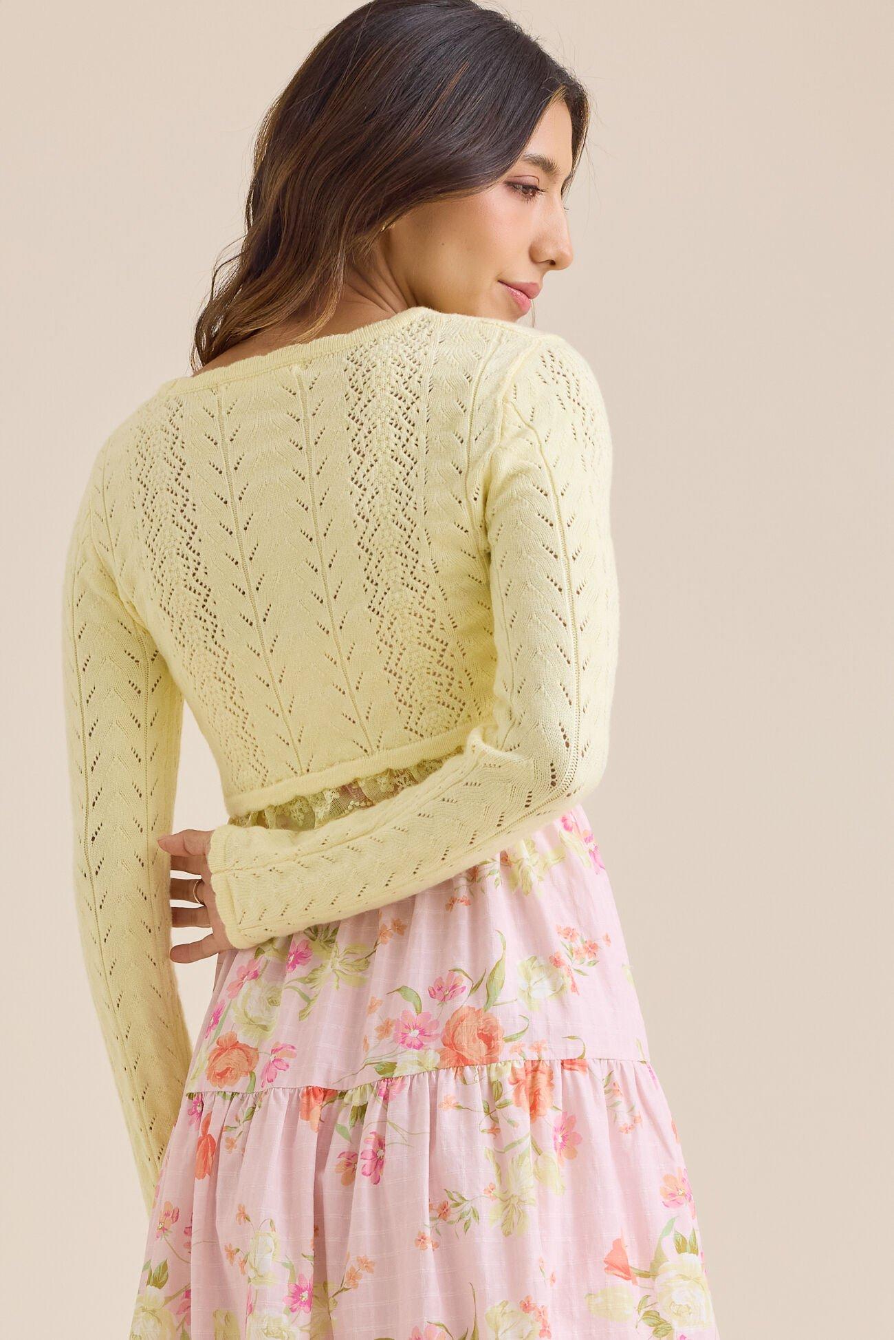 Rowen Pointelle Cardigan Product Image