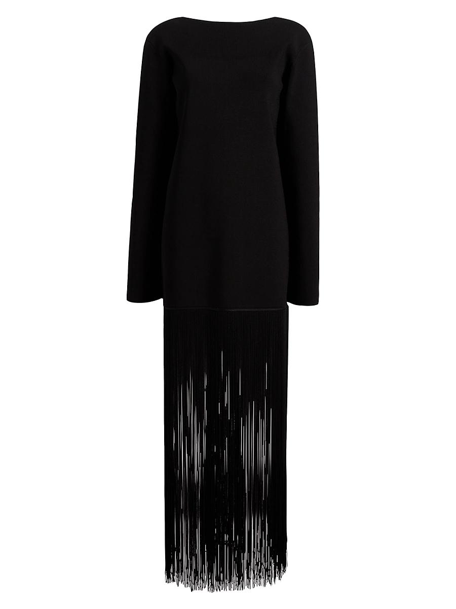 Womens Paley Fringed-Hem Maxi Dress Product Image
