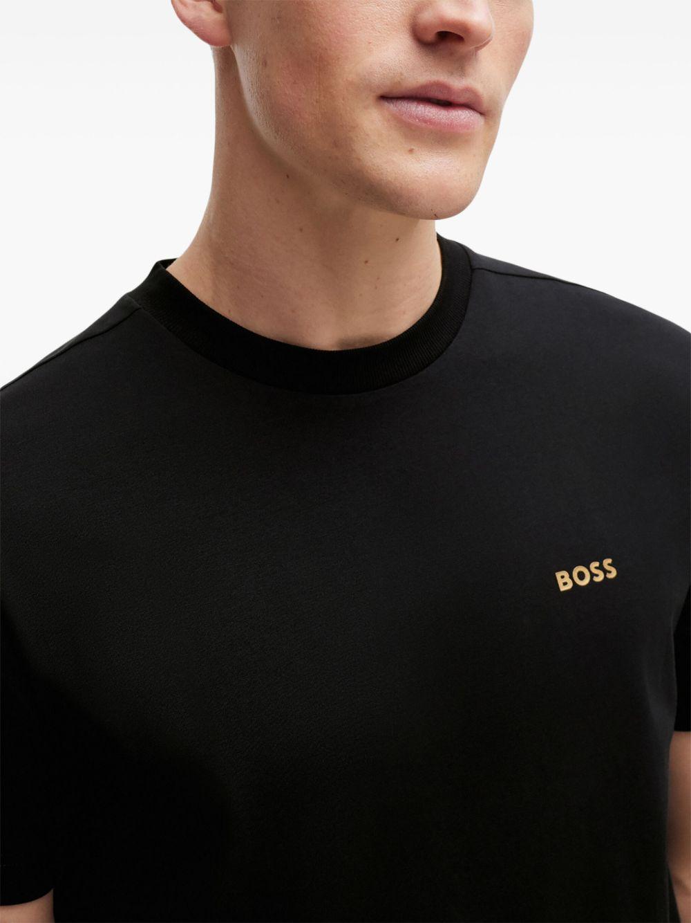 logo-print cotton T-shirt Product Image