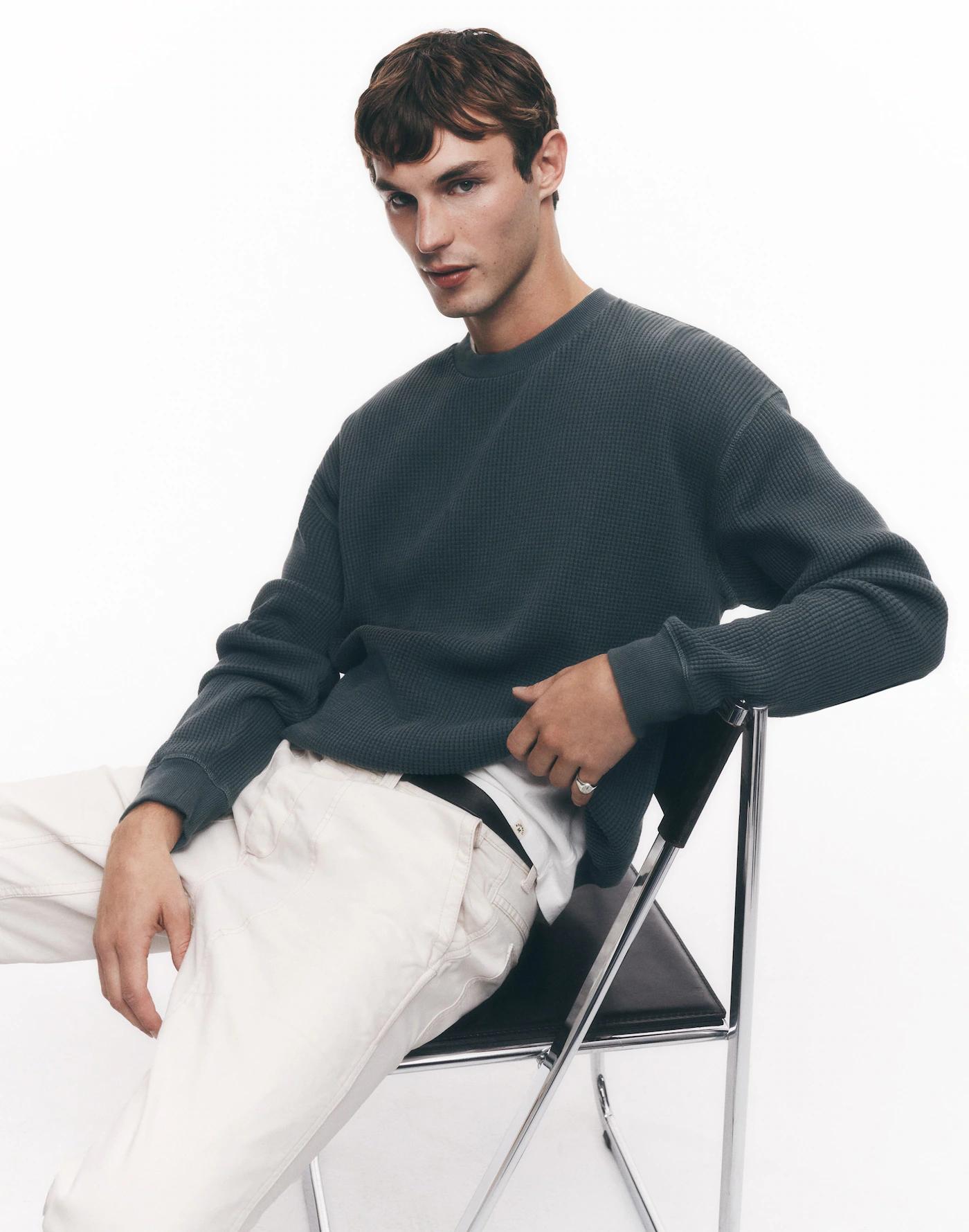 Cotton Thermal Sweatshirt Product Image