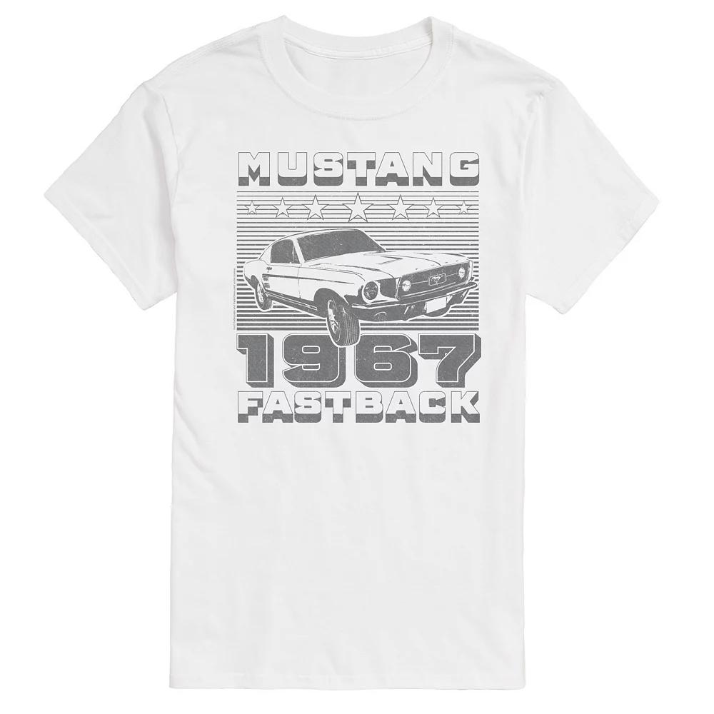Big & Tall Ford Mustang Fastback Vintage Graphic Tee, Men's,  Product Image