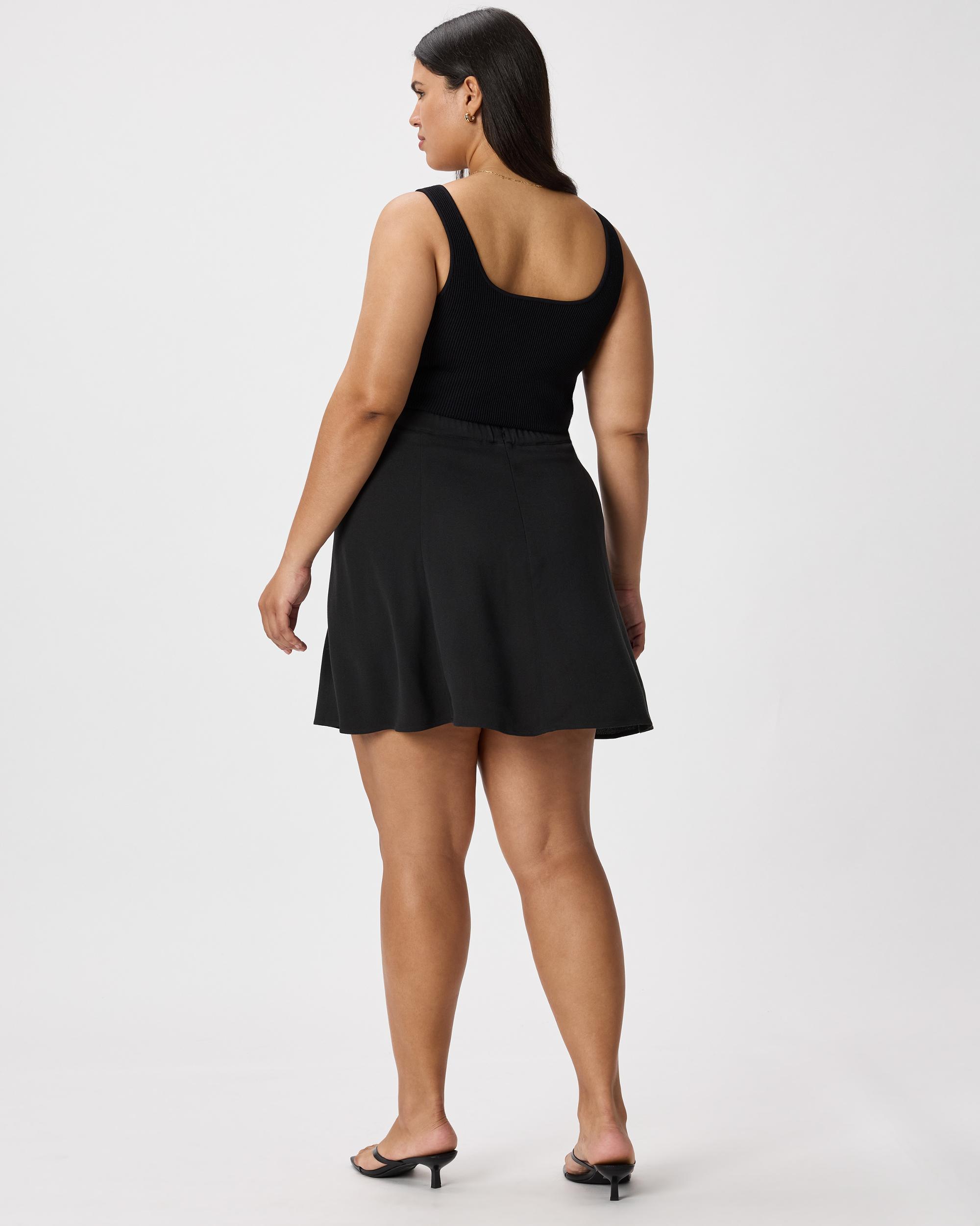 Quince | Women's Lightweight Crepe A-Line Mini Skirt Viscose Product Image