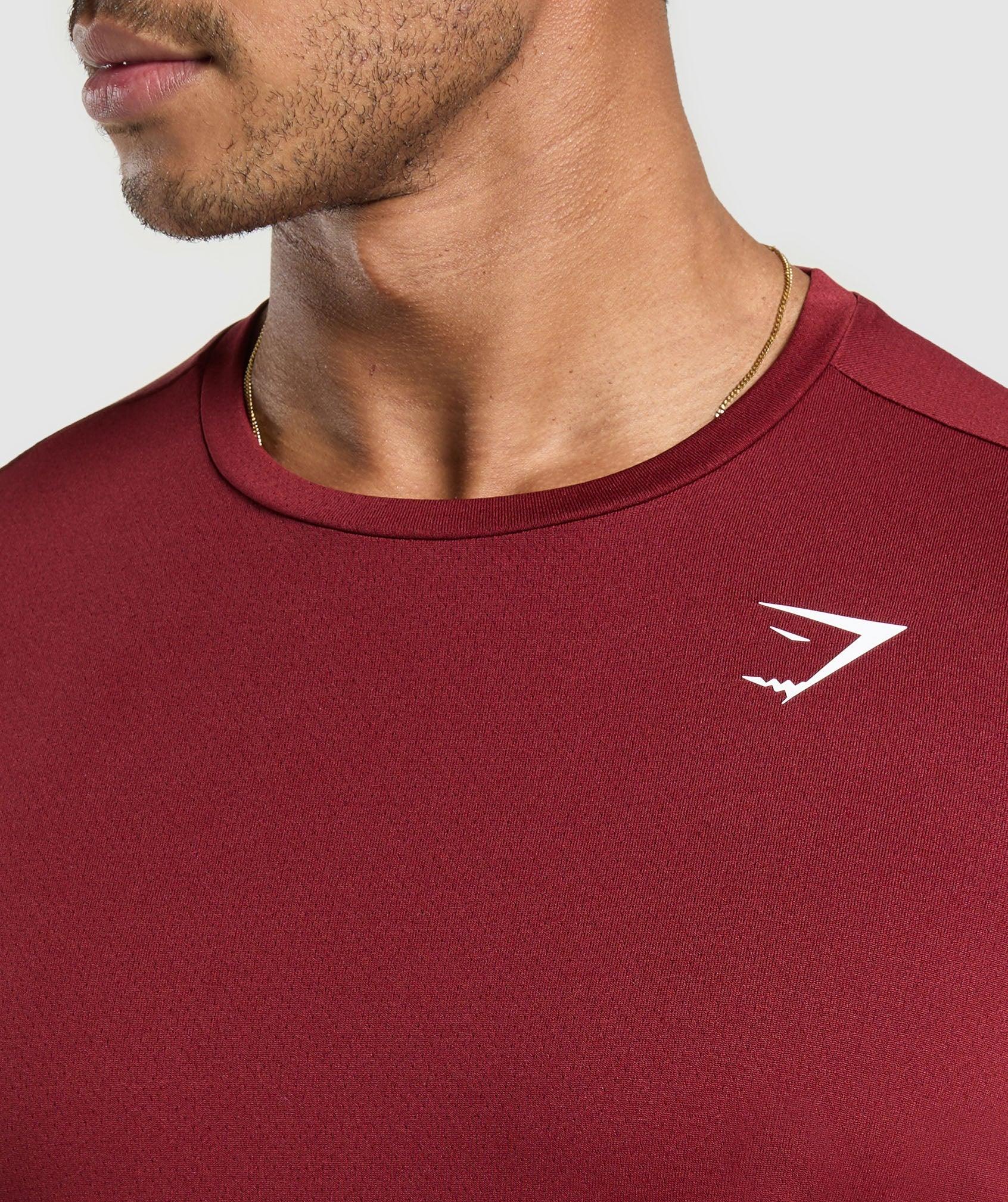 Gymshark Arrival Regular Fit T-Shirt - Sets Red Male Product Image