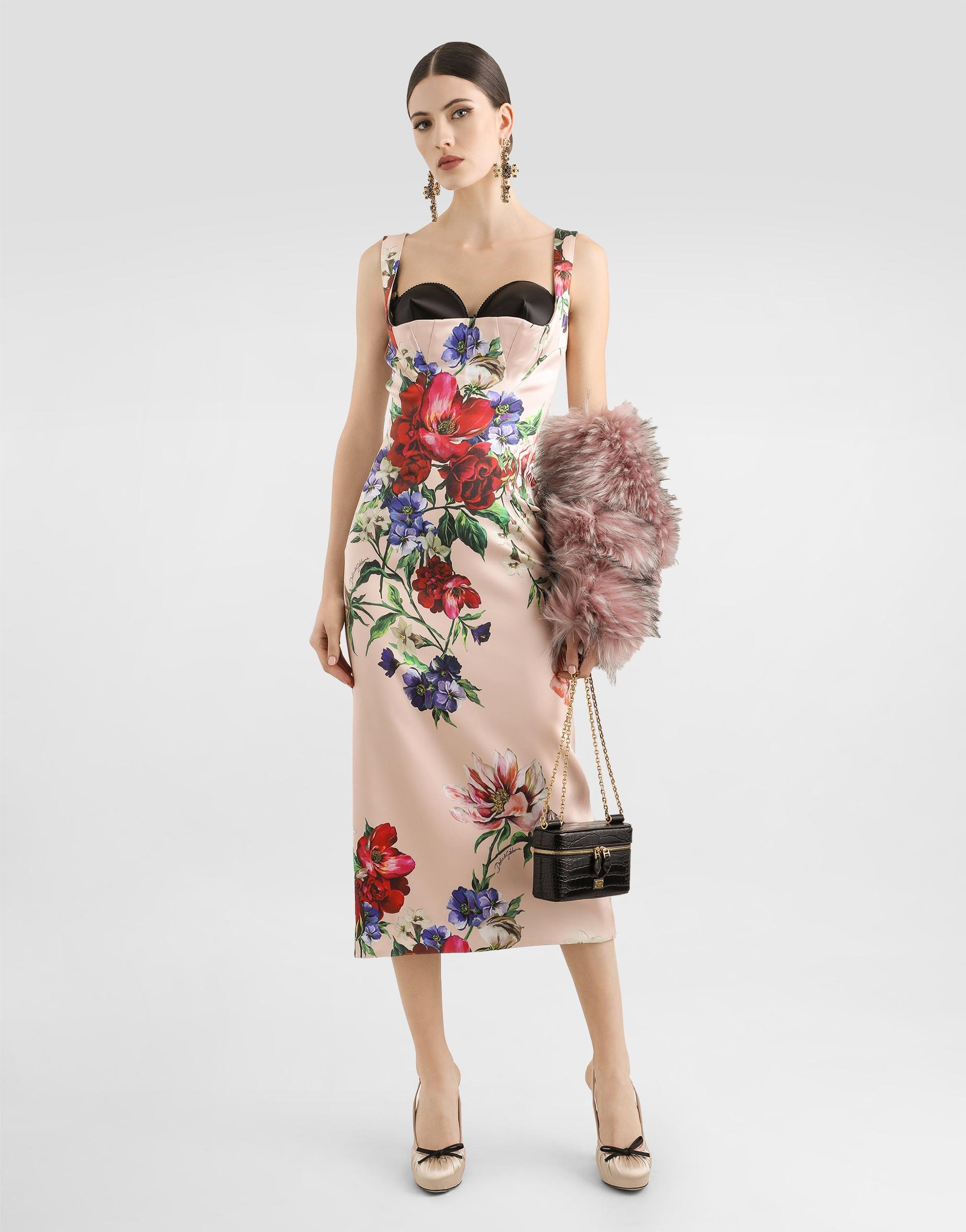 floral-print midi dress Product Image