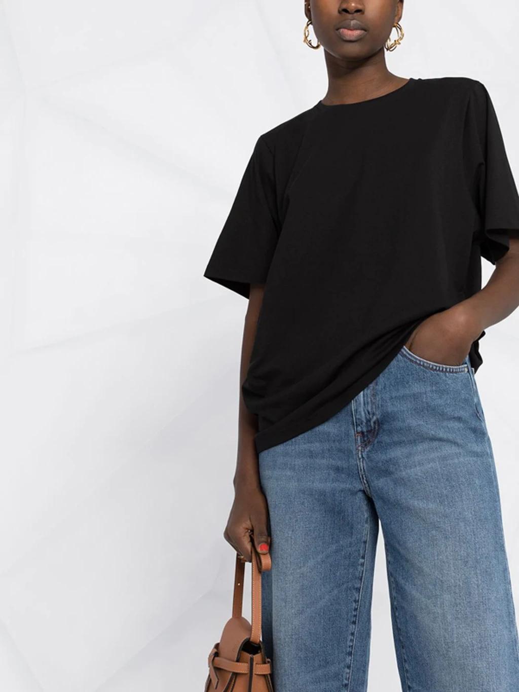 Merino Wool Crew Neck T-Shirt | Rustic Red Product Image