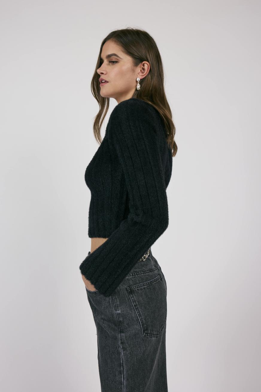 Camille Square Neck Sweater Product Image