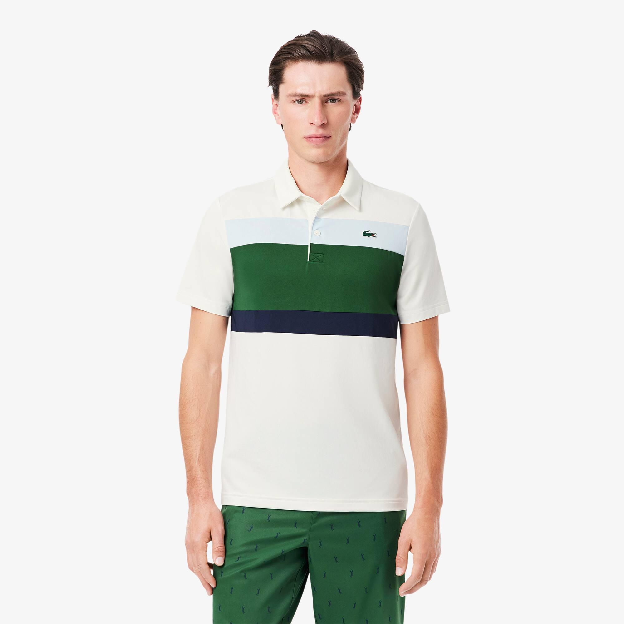 Regular Fit Colour-Block Golf Polo Shirt Product Image