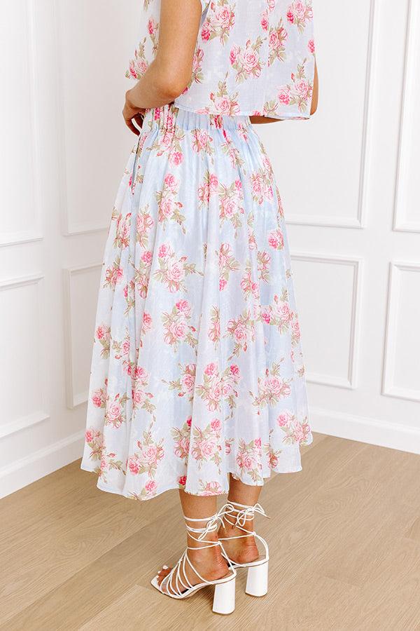 Rose Garden High Waist Skirt Product Image