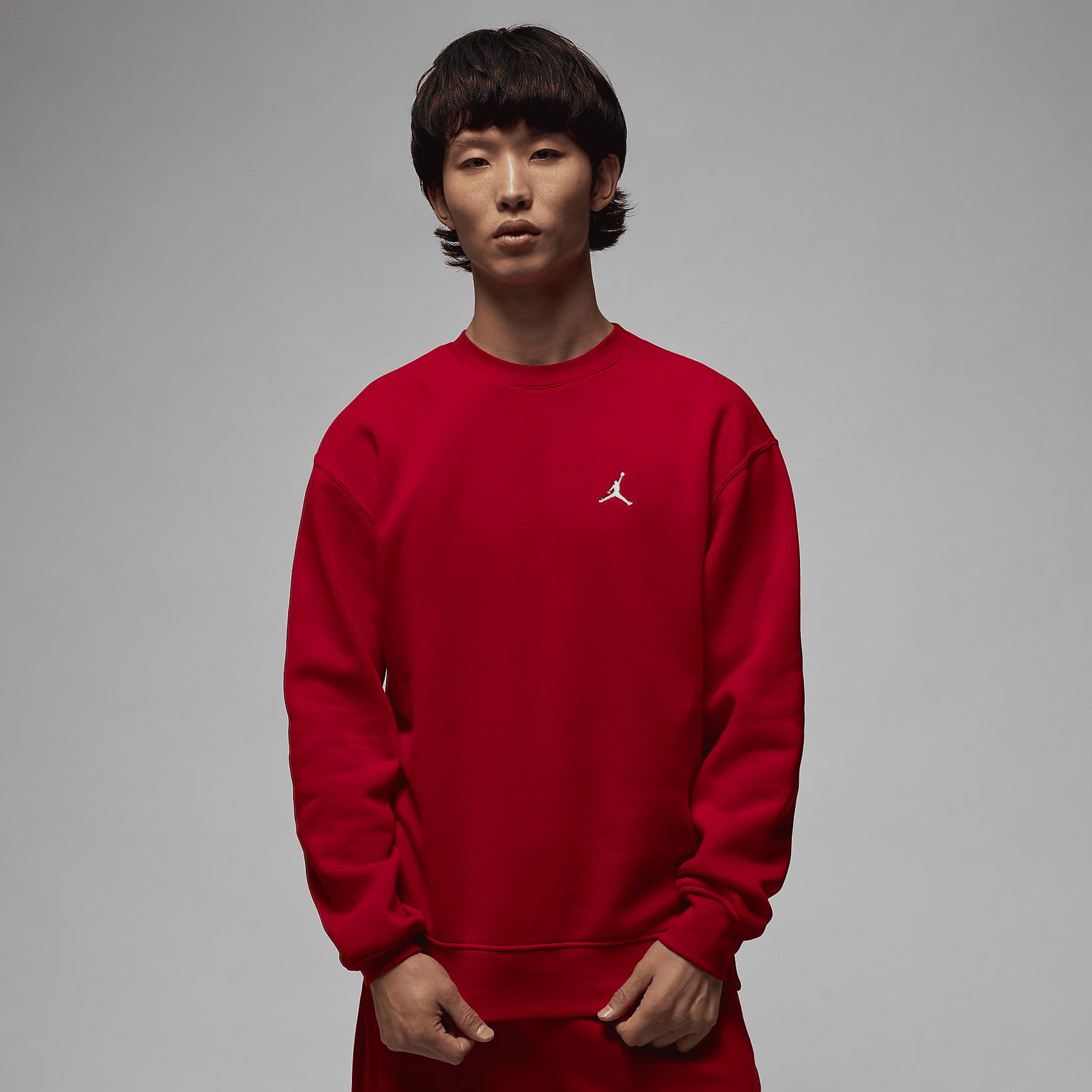 Mens Jordan Brooklyn Fleece Crew-Neck Sweatshirt | FV7293-687 Product Image