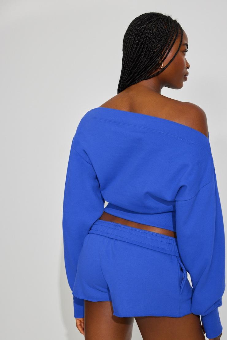 SoftTerry™ Rib Off Shoulder Sweater Product Image