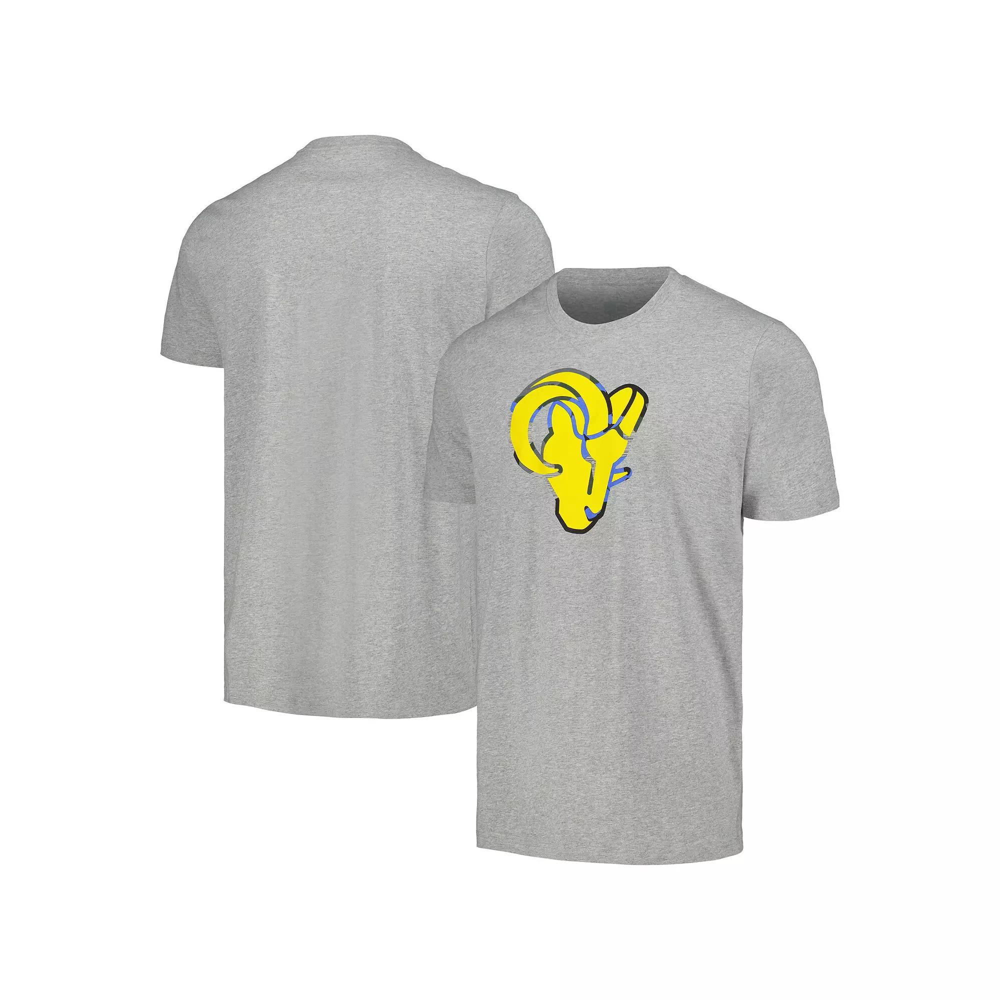 Men's New Era Gray Los Angeles Rams Camo Logo T-Shirt,  Product Image