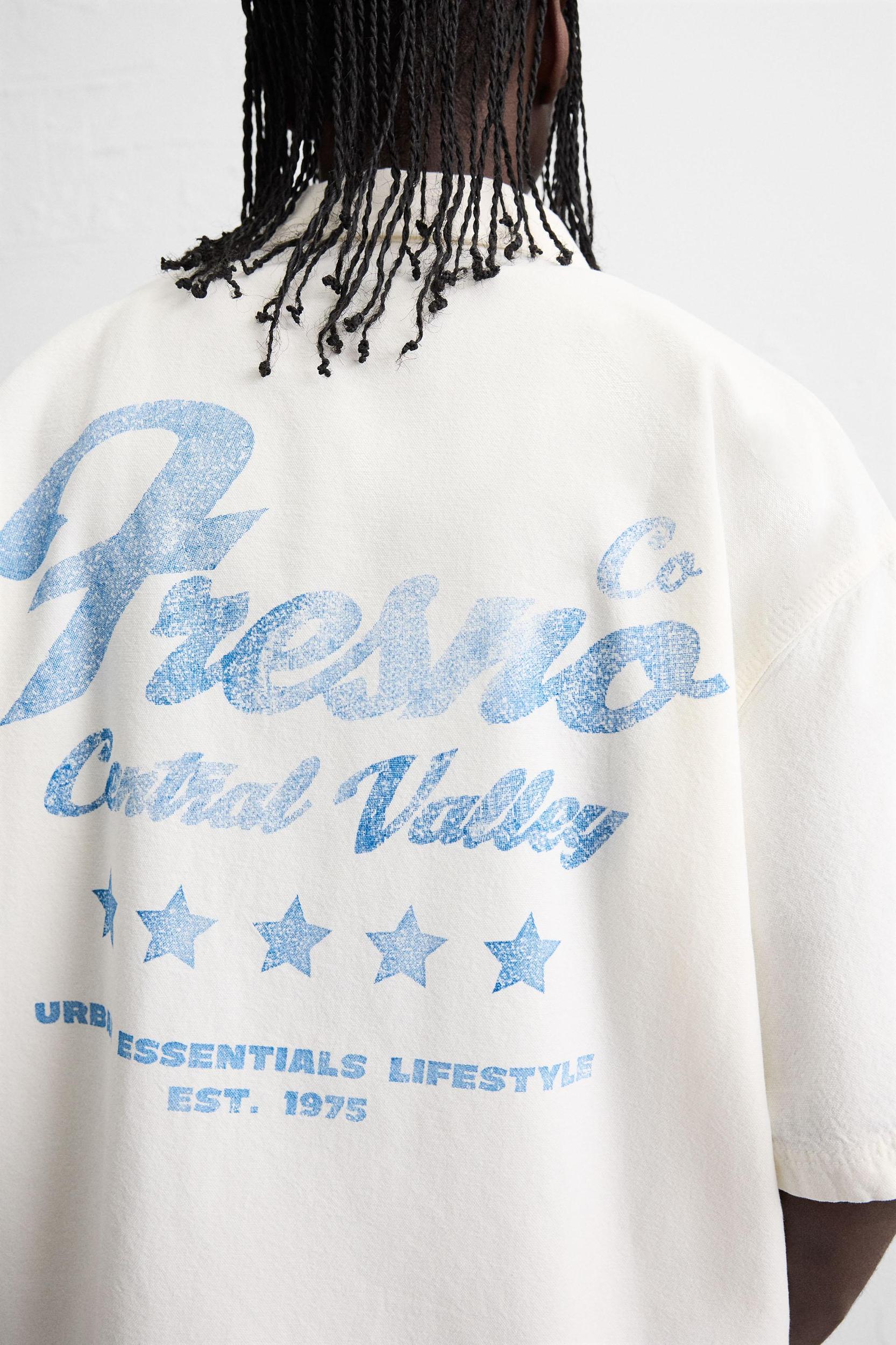 CONTRAST EMBROIDERY SHIRT Product Image